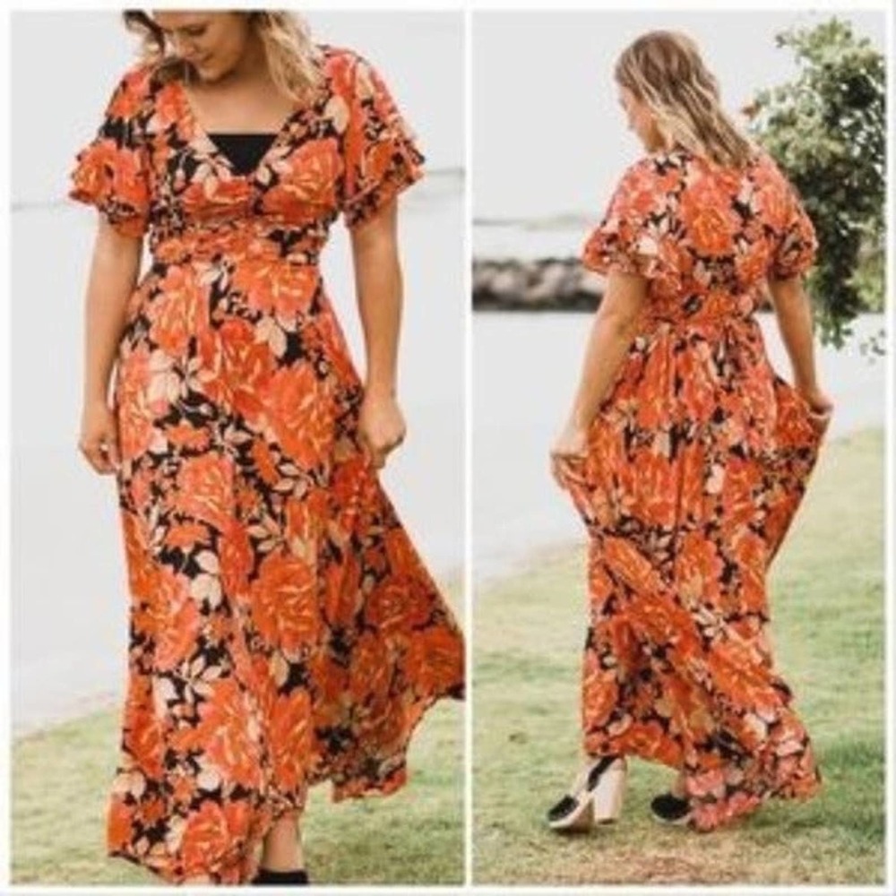 Abel the Label Vivid Dreams Maxi Dress - NWT